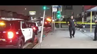 LAPD Harbor division responds to shooting Watson & Pacific coast highway in Wilmington.