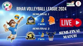 LIVE - Semi-Final - 02 | 1st Bihar Volleyball League | Takshila Servers Vs Magadh Setters | BSSA