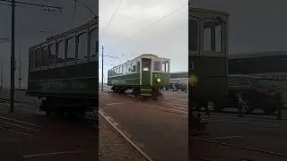 IOM electric railway tram number 21 coming in to Douglas