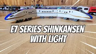 🚄✨ Plarail Tomy E7 Series Shinkansen with Light | Toy Train Unboxing, Review & Test Run ✨🚄