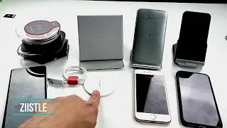 ZIISTLE: Most Versatile Wireless Charging Qi Pad (0, 15, & 90 Degree Angle Tilt)