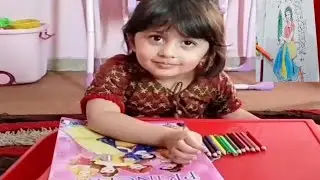 Mirha makes a colour full doll
