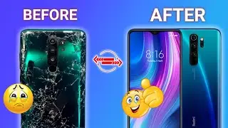 How i Restore Redmi Note 8 Pro Cracked...! Broken Phone Repair 🎯