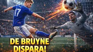 DE BRUYNE DISPARA! ⚡ Gol de Primeira de Fora da &Aacute;rea