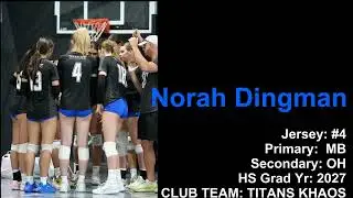 Storm Invitational October 2025 Norah Dingman Highlights