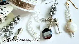 Make Party Earrings using the Champagne Toast Design Kit: Free Spirit Beading with Kristen Fagan