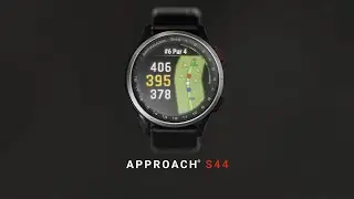 Garmin | Approach S44 | Grundlegende GPS-Golf-Smartwatch