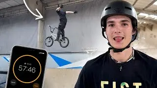 BEAT THE TIME TO WIN ? INSANE SENDS BMX CHALLENGE- BIG CRASHES! 