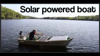 DIY solar powered boat. Sail with the power of the sun!