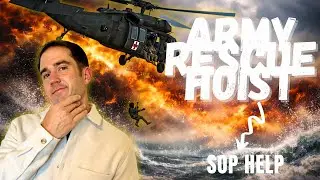 UH-60 Black Hawk Rescue Hoist Operations Explained | Army MEDEVAC Hoist Training & SOP