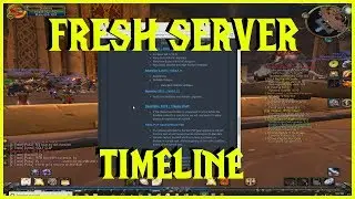 WoW CLASSIC FRESH SERVER TIMELINE! LIGHT'S HOPE/NORTHDALE