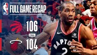 FULL GAME RECAP: RAPTORS VS HEAT | KAWHI AND GREEN COMBINE FOR 48PTS
