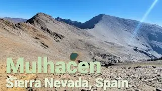 Hiking Mulhacen Peak in the Sierra Nevada NP in October - the highest peak in mainland Spain