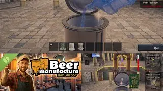 I Began a Beer Empire from Scratch 🍺 | Beer Manufacture Simulator Demo Gameplay