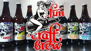 #186: Большой обзор томского пива FUN CRAFT BREW (русское пиво).