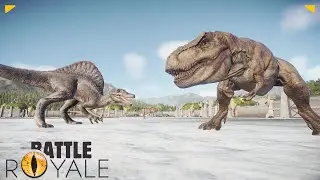 ALL DINOSAURS MAX EGG BATTLE ROYALE OREGON - JURASSIC WORLD EVOLUTION 2