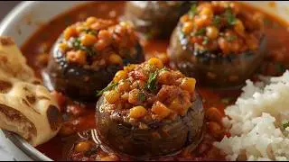 “Best Ever Stuffed Eggplant & Peppers | Flavorful Persian Dolma #FoodLovers #PersianCuisine”