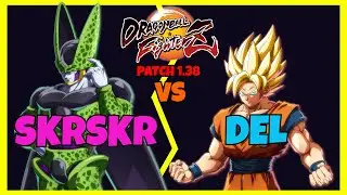 DBFZ | SKRSKR vs DEL gameplays (Gogeta Blue, Cell, Vegito vs Blue Vegeta, Beerus, SSJ Goku)