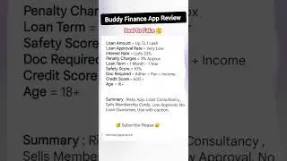 Buddy Finance Loan App Review ✅ Real Or Fake 🤔 #buddyfinance