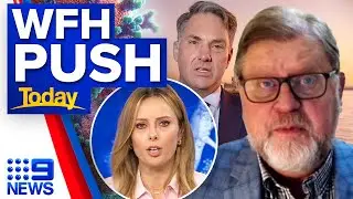 Unions call for staff to work from home amid winter COVID-19 wave | Coronavirus | 9 News Australia