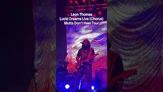 Leon Thomas performs Lucid Dreams Live (chorus) Mutts Don&rsquo;t Heel Tour Denver #leonthomas