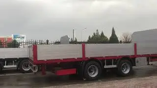 Drawbar Trailer with Aluminium Dropsides (OZMEN DAMPER TRAILER)