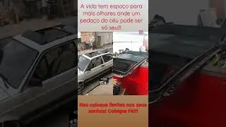 Instala&ccedil;&atilde;o Teto Solar Panoramico de Fiat Stilo em Gol Quadrado !!! Realizamos este Sonho!! Chama!!!