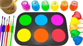 Rainbow Fried Sprunki Glitter EGG Slimes & Colorful Lolipops ASMR