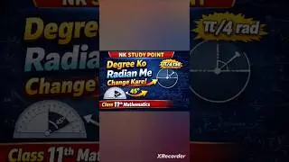 Convert degrees into radians. #maths #ytshorts #youtubeshorts
