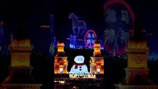 This is the beautiful Harbin Ice and Snow World in China. #China #Travel #IceandSnowWorld