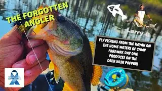 You Won't Believe This Topwater Fly Rodding Bite From The Old Town Topwater PDL120 Kayak!