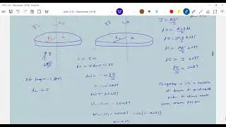 14) effect of change in temperature on a rotating disc | A uniform disc is spinning about