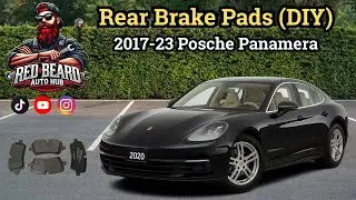 Porsche Panamera Rear Brake Pad Replacement | 2017–2023 971 DIY