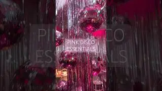 4 Decorating Essentials for a Pink Disco Party