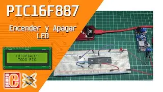 #008   Encender y Apagar Led - Microcontrolador PIC #PIC #MICROCONTROLADOR #MIKROC #PROTEUS
