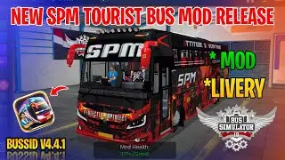 New Zedastra SPM Bus Mod Tamil | Bus Simulator Indonesia | SPM Bus Livery In Bussid #spm #bus #mod