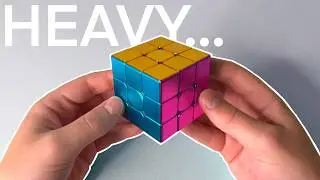 This Rubik's Cube is METALLIC (Unboxing + Solve)