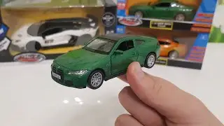 MSZ diecast BMW M4 green scale model 1/42 1:42 hobby collection review