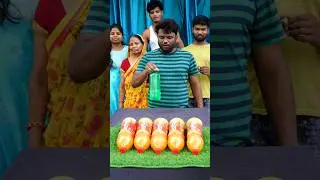 Flip the Bottle And Drink 1 litre Maaza Challenge #game #challenge #shorts