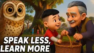 The Old Owl&rsquo;s Secret to Wisdom | Silence Can Teach More Than Words ✨ | Tiny Truths