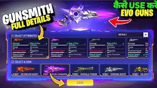 Best Gun Customization😱😱 Ideas ||FF Style Gun Design||Indian server||New tricks 