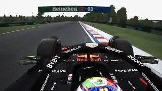 Assetto Corsa F1 | Sergio Perez Hungary Crash Onboard