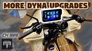 Installing APPLE CARPLAY On A Harley-Davidson DYNA!!! Chigee AIO-6