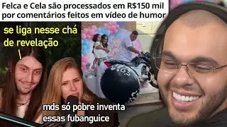 FELCA E CELA S&Atilde;O PROCESSADOS EM 150 MIL REAIS POR PIADA EM LIVE