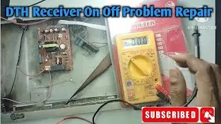 DD Free Dish Receiver On Off Problem Repair   How To Repair DD Free Dish Receiver On Of Problem #dth