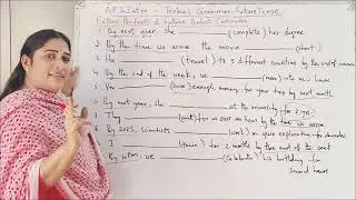 AP Jr Intermediate English Textual Grammar Video - 8 Future Tense and  Clauses 2026.