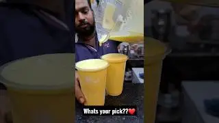Pineapple shake with ice-cream or without ice-cream? #shorts