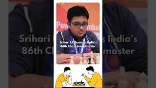 Srihari LR Becomes India's 86th Chess Grandmaster #chess #gramdmaster #srihariLR #trendingnews #news