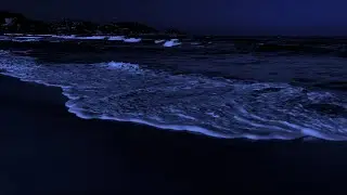 Ocean Calm Night 🌊 Soft Sea Noise for Deep Rest