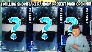 1 MILLION SNOWFLAKE RANDOM PRESENT PACK OPENING! HOW MANY XL GIFTS CAN WE GET? | MADDEN 22